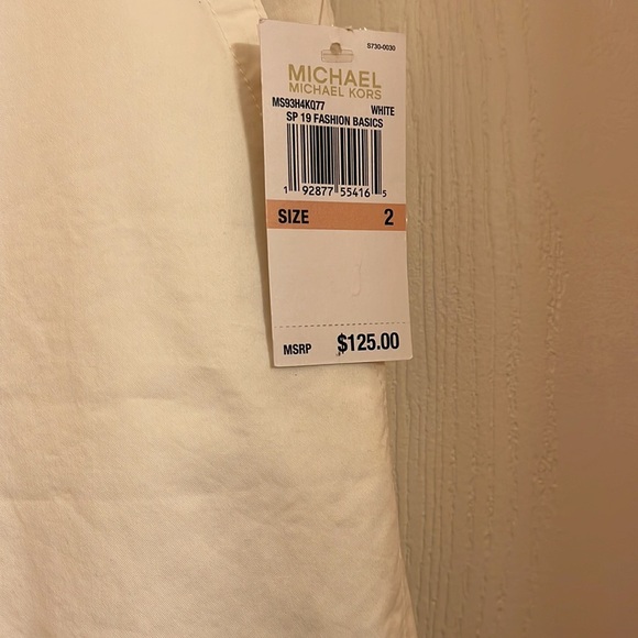 NWT Michael Kors White Cargo pants - Picture 3 of 5